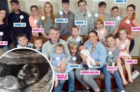 Najliczniejsza brytyjska rodzina: "Spodziewamy się DWUDZIESTEGO dziecka!"