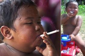 2-latek uzależnił się od... 40 papierosów dziennie. 6 lat później wygląda TAK!