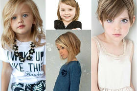Modne fryzury dla dziewczynek - galeria fryzur dla małych elegantek