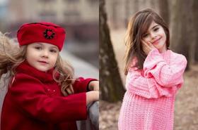 Te dzieci są piękne jak z obrazka. Rosyjskie małe modelki podbijają Instagram