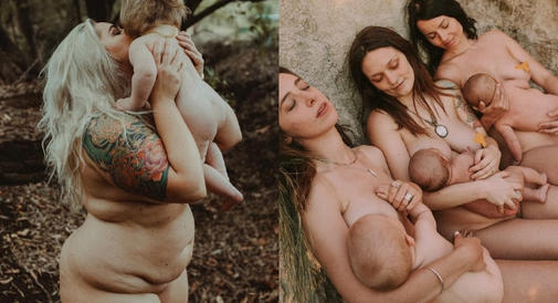 Fotografuje karmiące matki. Kobiety same zaproponowały, by się ROZEBRAĆ!