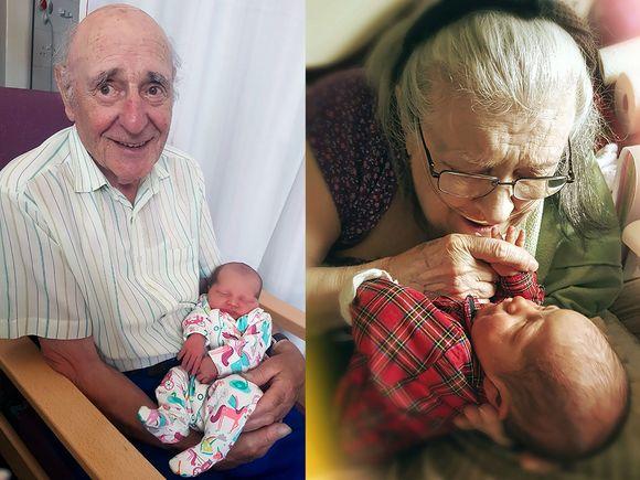 Najpiękniejsze zdjęcia dziadków, gdy poznają swoje wnuki - łza kręci się w oku!