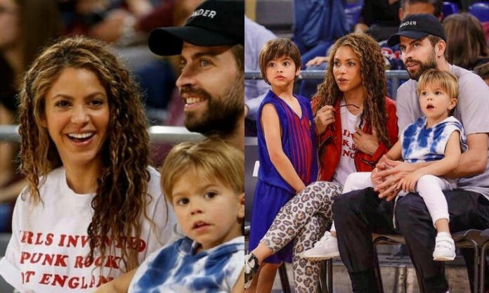 Shakira z dziećmi na meczu koszykówki! Sasha i Milan rosną jak na drożdżach!