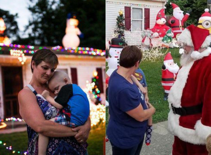 Dla umierającego dziecka rodzina zorganizowała święta Bożego Narodzenia we wrześniu... Jednak nie wszystkim się to spodobało