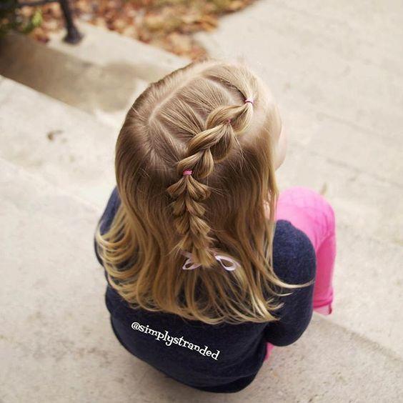Piękne fryzury dla dziewczynek na każdą okazje. Ale urocze!