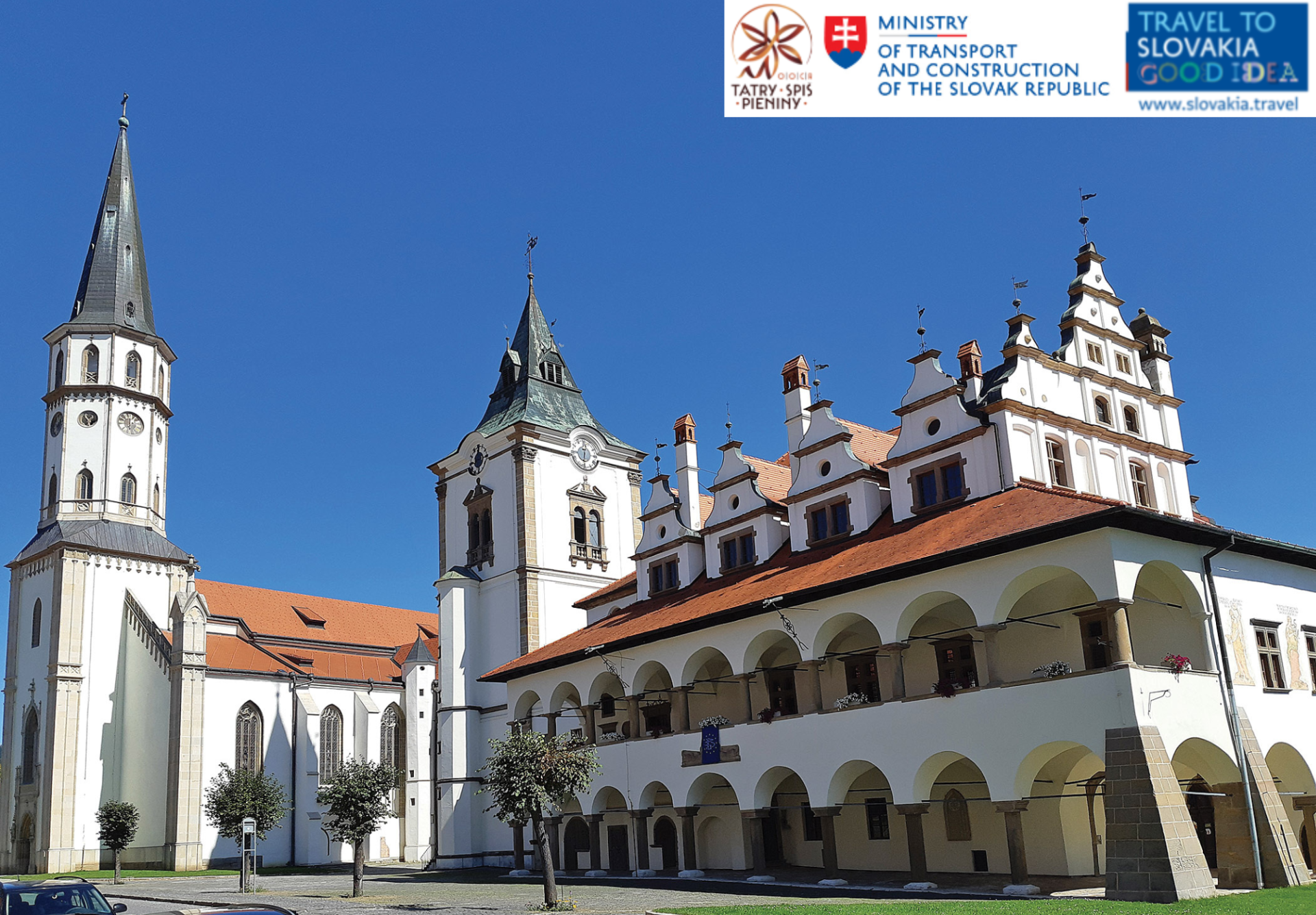 Piękny zamek Lewocza słowackie Pieniny Spisz